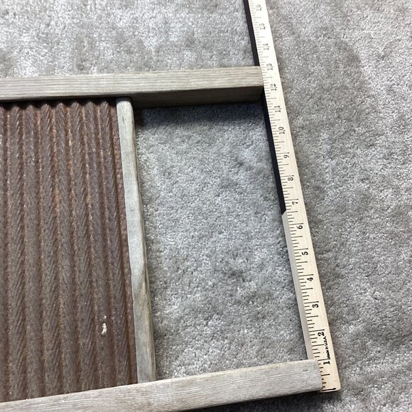 Antique National Washboard Co. No. 824 Wood & Metal Made In USA - Picture 15 of 16